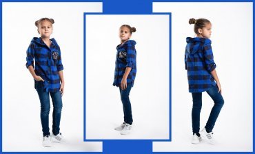 Modna Anka: Детская рубашка 113154 синий 113154 - фото 4
