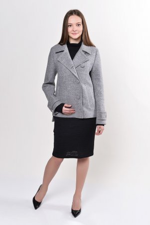 Filatova Tatiana: Пальто женское Татьяна Филатова модель 221 патик серый серый 221 - фото 1