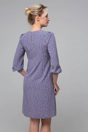 Zefir: Платье со шнуровкой на талии KLEO фиолетовое - фото 3