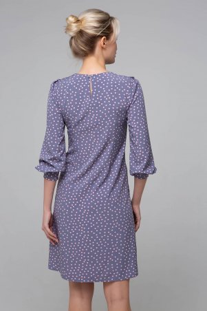 Zefir: Платье со шнуровкой на талии KLEO фиолетовое - фото 4