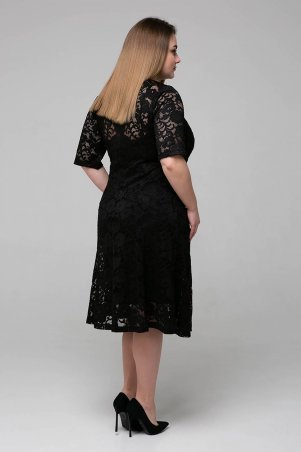Tatiana: Гипюровое платье с чехлом ИВОНА черное - фото 6