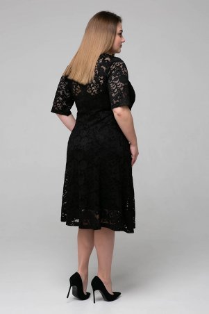 Tatiana: Гипюровое платье с чехлом ИВОНА черное - фото 7
