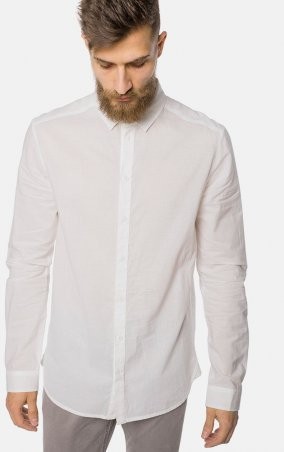 MR520: Рубашка белая с длинными рукавами MR 123 1594 0219 White - фото 1