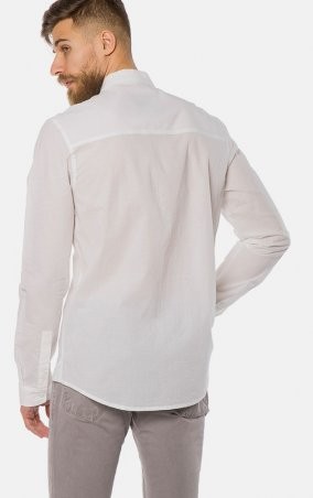 MR520: Рубашка белая с длинными рукавами MR 123 1594 0219 White - фото 2