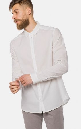 MR520: Рубашка белая с длинными рукавами MR 123 1594 0219 White - фото 4