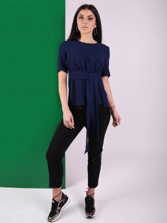 Eva Style: Женская блуза на завязках 1173 - фото 4