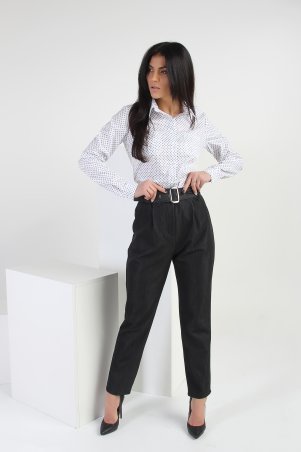 Eva Style: Модные брюки с высокой посадкой «Классик» - 1305  - фото 1