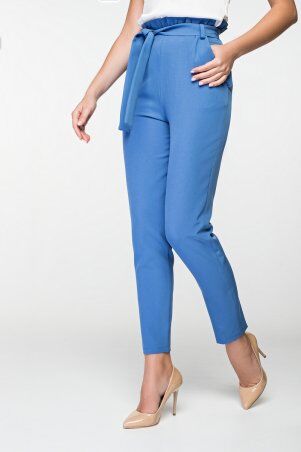 Itelle: Блакитні офісні брюки 4052 - фото 1