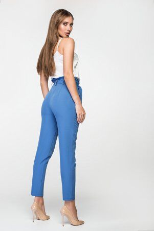 Itelle: Блакитні офісні брюки 4052 - фото 2