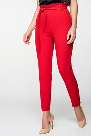 Красные брюки высокой пасадки Джоли