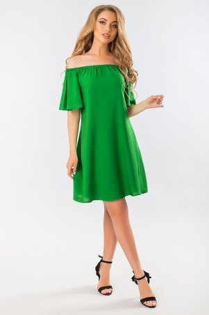 Garda: Зеленое Платье С Открытыми Плечами 300400 - фото 1