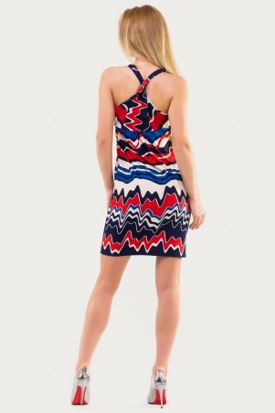 V&V: Платье 1500.33 синее с красным 1500.33 - фото 4