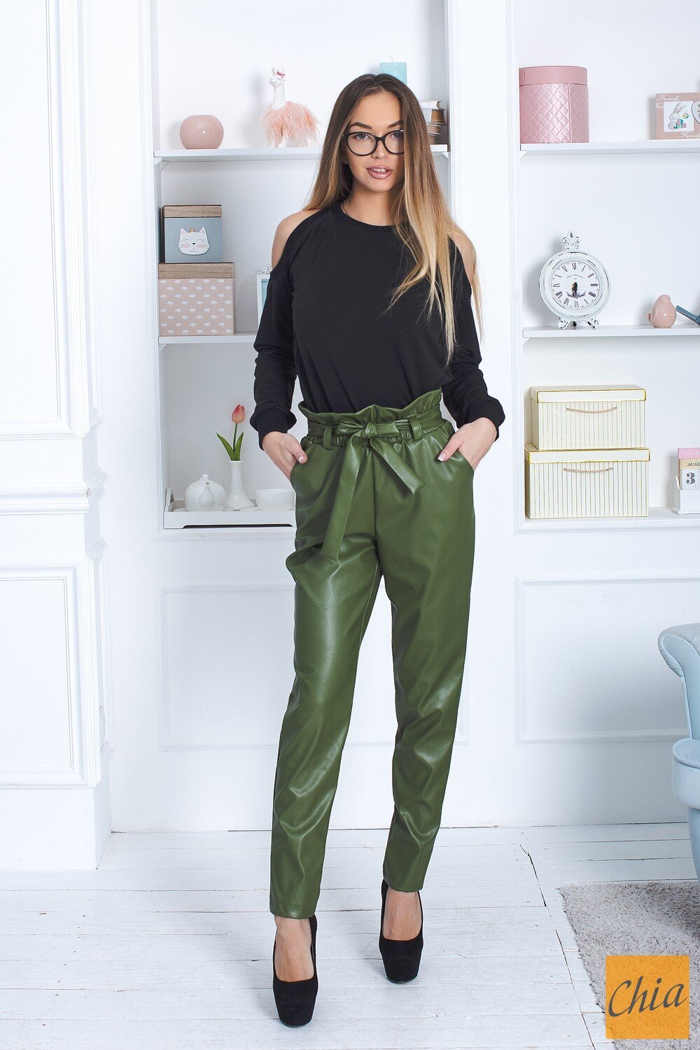 Брюки 214687 черный