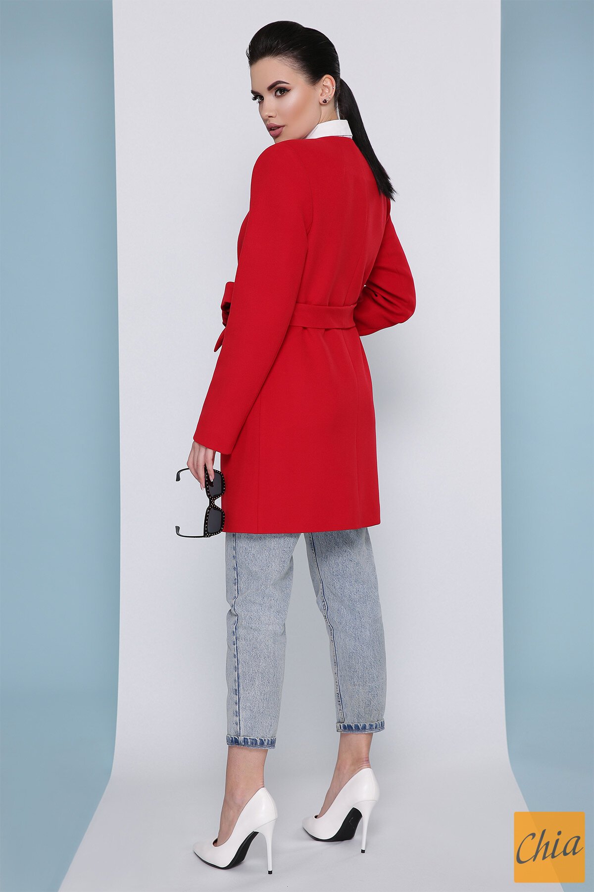 Пальто П-337-К 3032-красный