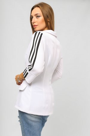 LiPar: Пиджак с лампасами Белый 1041 белый - фото 2