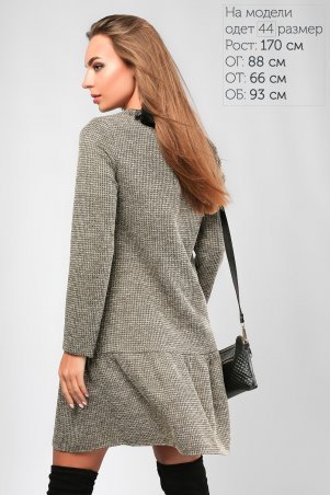 LiPar: Платье Амели Бежевое 3105 бежевый - фото 2