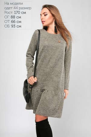 LiPar: Платье Амели Бежевое 3105 бежевый - фото 3
