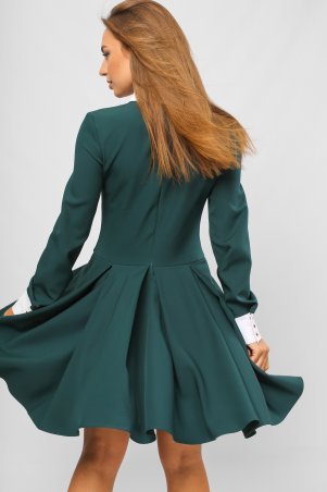 LiPar: Платье в деловом стиле Зелёное 3280 зеленый - фото 2