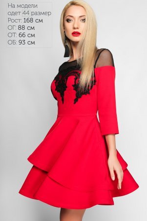 LiPar: Платье Илона Красное 3166 красный - фото 1