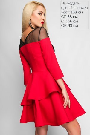 LiPar: Платье Илона Красное 3166 красный - фото 2