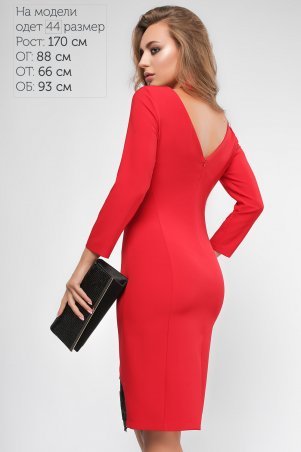 LiPar: Платье Кристи Красное 3151 красный - фото 2