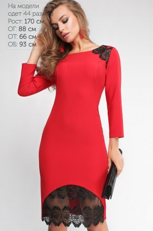 LiPar: Платье Кристи Красное 3151 красный - фото 3