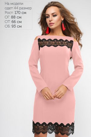 LiPar: Платье Мадлен Пудра 3104 розовый - фото 1