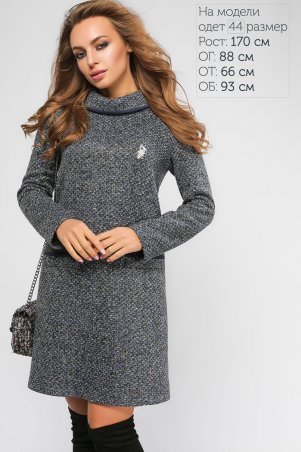 LiPar: Платье Фэнди Голубое 3111 голубой - фото 3