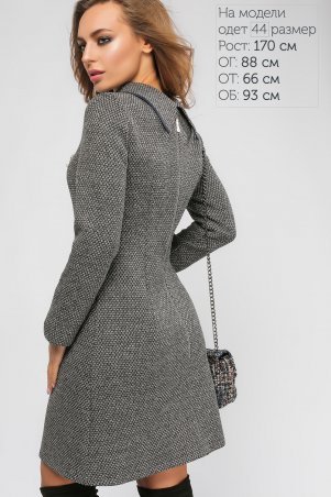 LiPar: Платье Фэнди Серое 3111 серый - фото 2