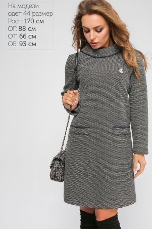 LiPar: Платье Фэнди Серое 3111 серый - фото 3