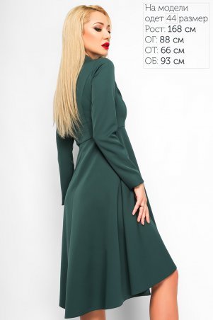 LiPar: Платье–маллет Марлен Зеленое 3164 зеленый - фото 2