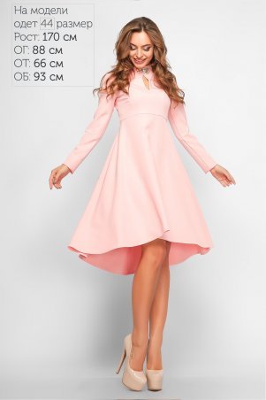 LiPar: Платье–маллет Марлен Пудра 3164 розовый - фото 1