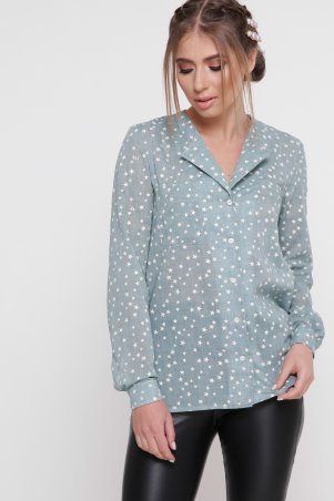 TessDress: Рубашка женская хлопковая "Звезды" 5126 - фото 1