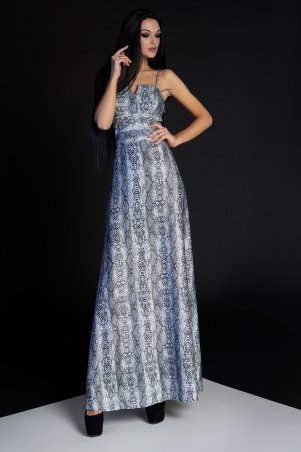 Jadone Fashion: Платье Габи серый - фото 1