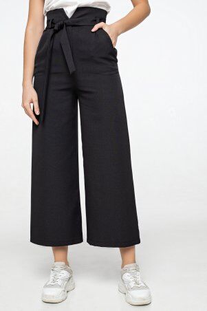 Черные брюки-кюлоты Сюзан