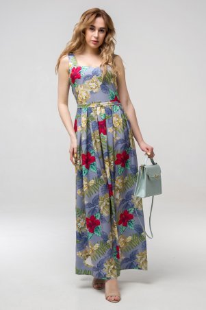 First Land Fashion: Платье Магнолия голубой - фото 1