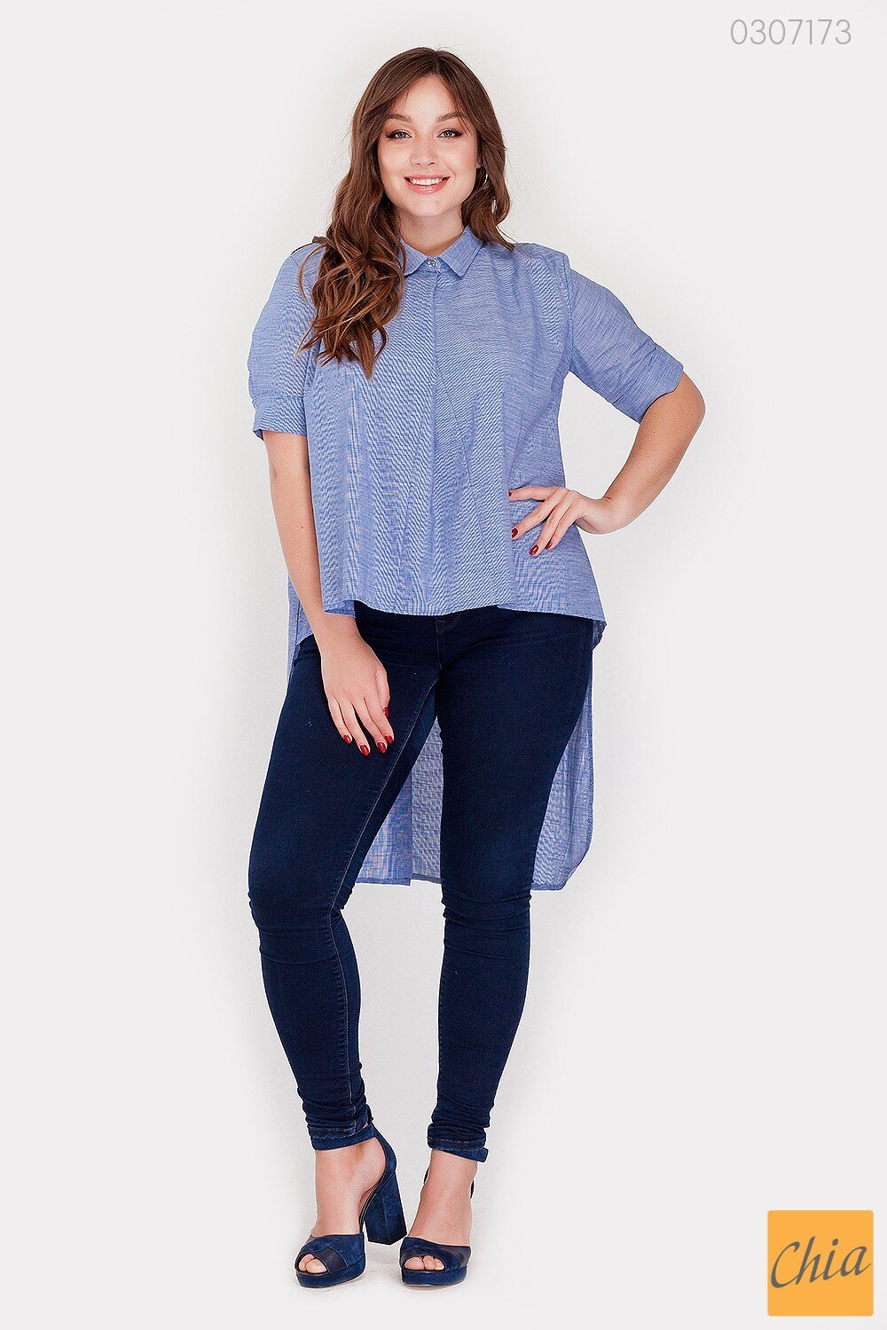 Летняя Рубашка Из Натуральной Ткани Урбино