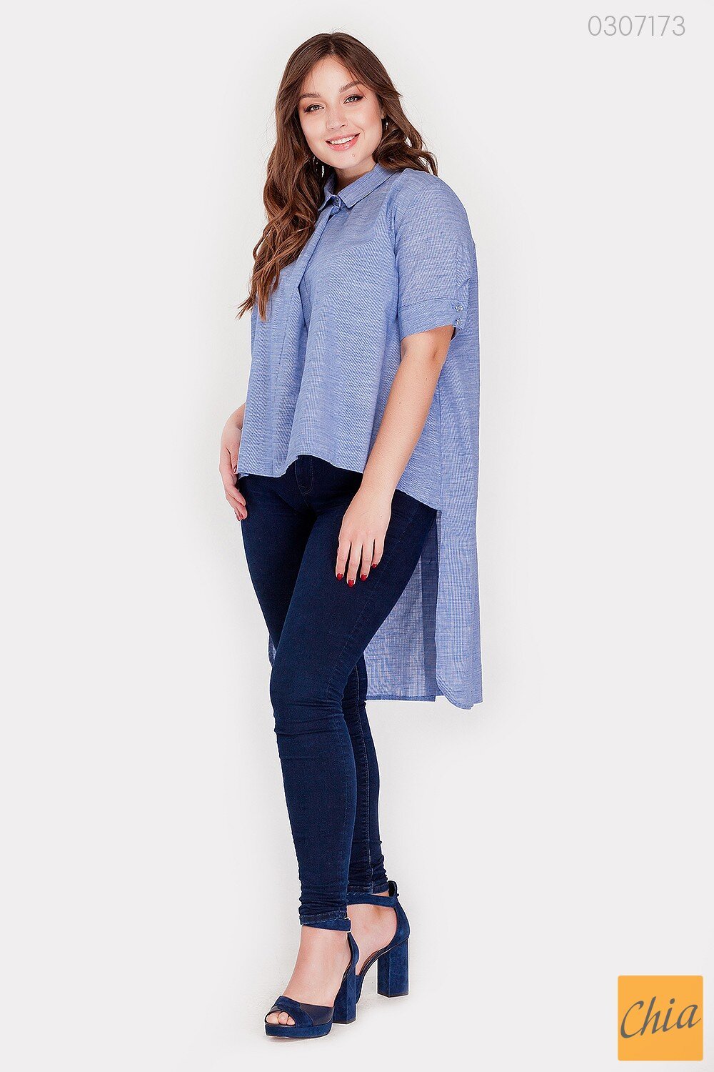 Летняя Рубашка Из Натуральной Ткани Урбино