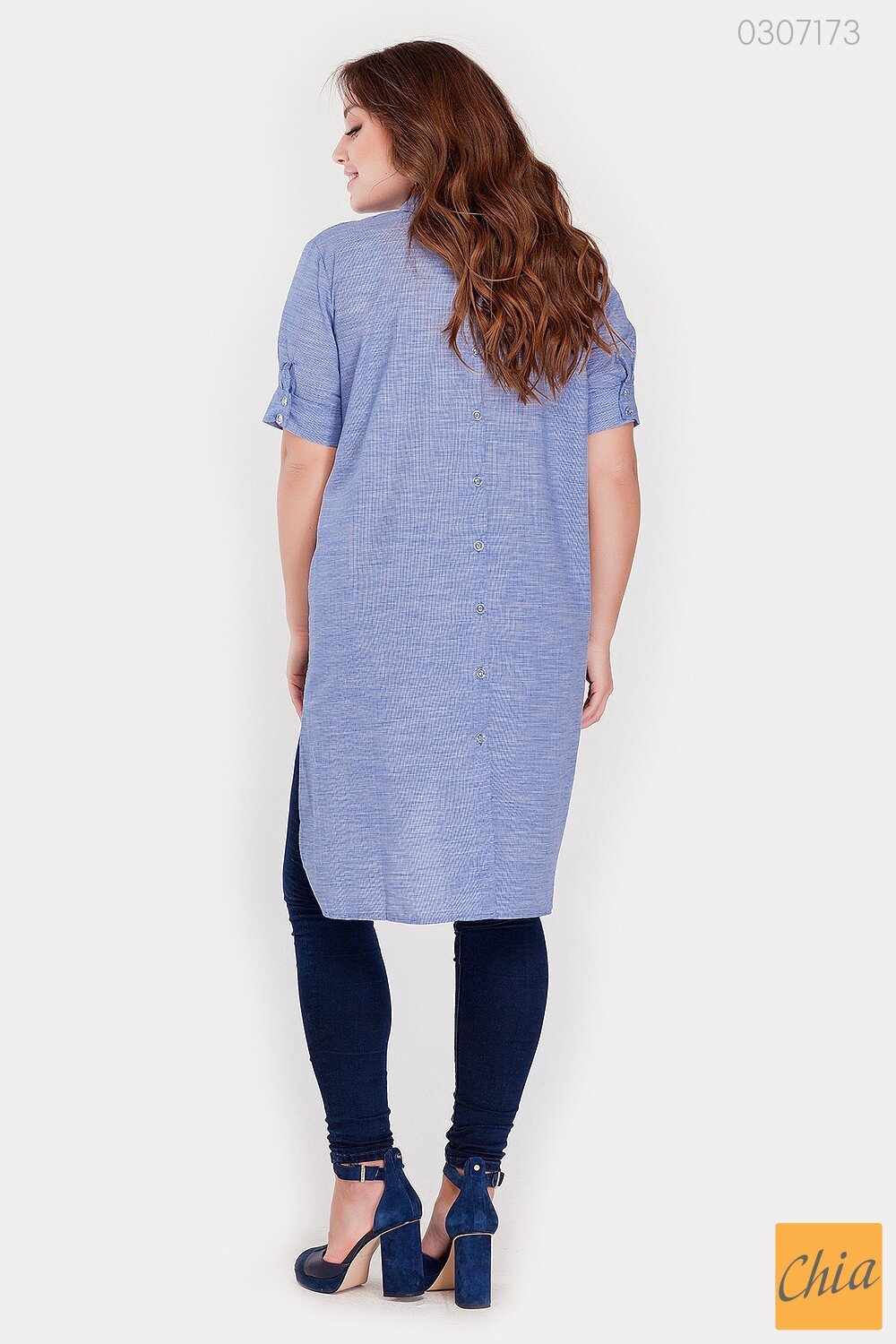 Летняя Рубашка Из Натуральной Ткани Урбино