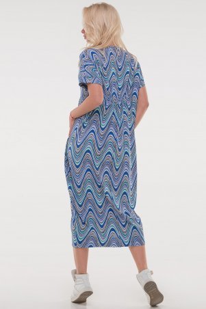 V&V: Платье 2801-1.17 синий принт 2801-1.17 - фото 6