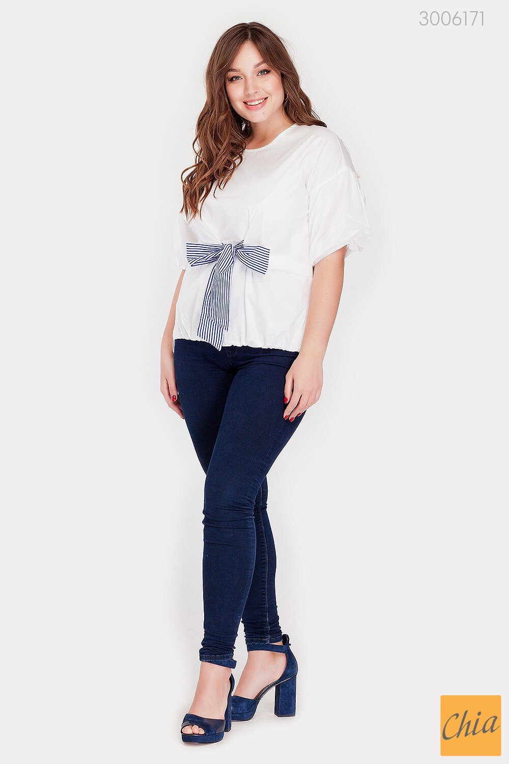 Белая Летняя Блузка Ливадия