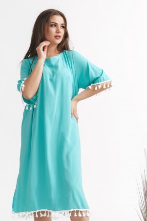 New Style: Платье 1347_ментоловый - фото 1