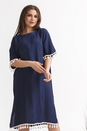 New Style: Платье 1347_синий - фото 1