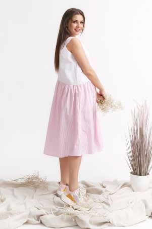 New Style: Платье 1344_розовый - фото 2