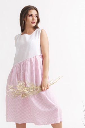 New Style: Платье 1344_розовый - фото 3