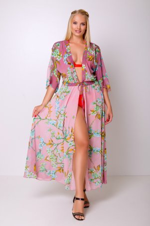 Luzana: Платье-Туника Эквадор (розовый/сакура) - фото 1