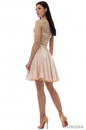 Angel PROVOCATION: Платье Алодия золото+бежевый - фото 2