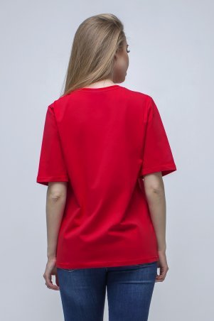 Oldisen: Женская футболка красная Oldisen "Bright" FSB-20 - фото 2