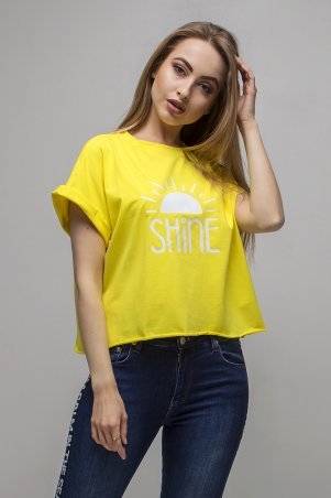 Oldisen: Женская футболка короткая Oldisen "Sun Shine" FSH-10 - фото 1