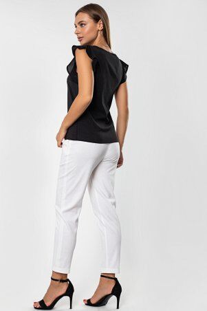 Itelle: Чорна блуза з рукавами крилами Бріонія 8156 - фото 2